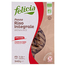 Carica l'immagine nel visualizzatore di Gallery, Felicia Penne Rigate Pasta di Riso Integrale - 340 gr, Senza glutine