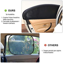 Carica l'immagine nel visualizzatore di Gallery, GOLDGE 2 Pezzi Tendine Parasole Auto Finestrino Laterale Bambini Universali...