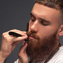 Carica l'immagine nel visualizzatore di Gallery, Set Barba Uomo di Sapiens : Brosse + Peigne + Pochoir + Shavette + Ciseaux - Ilgrandebazar