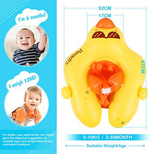 Carica l'immagine nel visualizzatore di Gallery, Peradix Salvagente Neonato, Anello di Nuoto per Bambino con Giallo