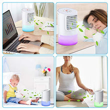 Carica l'immagine nel visualizzatore di Gallery, Mini Raffreddatore D'aria, Air Cooler Personale Condizionatori Ventilatore 3...