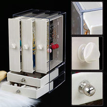 Carica l'immagine nel visualizzatore di Gallery, JNCH Porta Orecchini Espositore Organizer Scatola Cofanetti Beige B