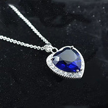 Carica l'immagine nel visualizzatore di Gallery, AILUOR - Collana, in argento Sterling, con ciondolo a forma di cuore... - Ilgrandebazar