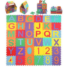 Carica l'immagine nel visualizzatore di Gallery, Tappeto Bambini Puzzle, Puzzle da Gioco Multicolore in Soffice...