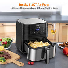 Carica l'immagine nel visualizzatore di Gallery, Innsky 5.5L Friggitrice ad Aria in acciaio inossidabile, 1700W Friggitrice... - Ilgrandebazar