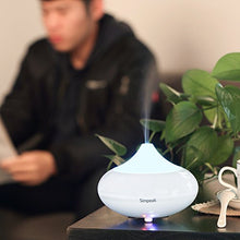 Carica l'immagine nel visualizzatore di Gallery, Simpeak 100 ML Diffusore di Aroma ad Ultrasuoni Umidificatore Luce Bianco