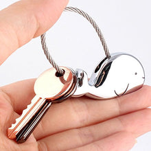 Carica l'immagine nel visualizzatore di Gallery, Joykey Portachiavi Amante 1 Pair balena Forma con Bocca...