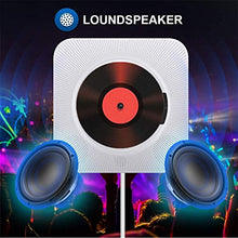 Carica l'immagine nel visualizzatore di Gallery, Lettore CD portatile con altoparlanti HiFi integrati da parete CD-White