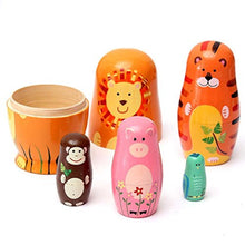 Carica l'immagine nel visualizzatore di Gallery, ZHUOTOP Cute Animal Nesting Babushka Russian Doll Matryoshka Hand Paint... - Ilgrandebazar