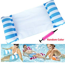 Carica l'immagine nel visualizzatore di Gallery, Qdreclod Amaca Gonfiabile Galleggiante da Piscina Reclinabile Lettino Blu
