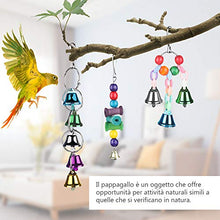Carica l'immagine nel visualizzatore di Gallery, Zacro Giochi per Uccelli pappagalli, 7 Pezzi Giocattoli da Masticare,...