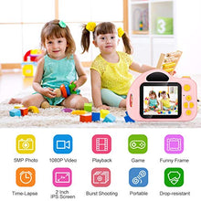 Carica l'immagine nel visualizzatore di Gallery, Fotocamera per Bambini Giocattolo Videocamera Digitale Rosa