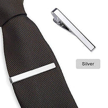 Carica l'immagine nel visualizzatore di Gallery, 6 Pezzi Fermacravatta,Fermacravatta Argento Nero Oro,fermacravatta slim... - Ilgrandebazar