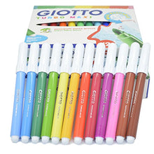 Carica l'immagine nel visualizzatore di Gallery, "Giotto 455000 Pennarelli Turbo Maxi Punta Larga, 5 mm, Conf. da 24... - Ilgrandebazar