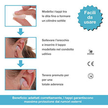 Carica l'immagine nel visualizzatore di Gallery, (4 Paia) Tappi Orecchie Per Dormire di 4a Generazione, Antirumore Forte,...