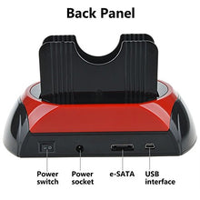 Carica l'immagine nel visualizzatore di Gallery, Tccmebius TCC-S862-DE USB 2.0 a SATA IDE Dual-Bay HDD Disco Rigido Docking...