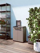 Carica l'immagine nel visualizzatore di Gallery, KETER 9736000 Split Cabinet Recycling Basic 68 x 39 x 85 H, Grigio,... - Ilgrandebazar