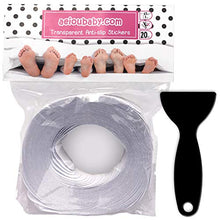 Carica l'immagine nel visualizzatore di Gallery, 20 Strisce Antiscivolo Trasparenti per Scale | Adesivi SCALE (65x3cm, 20u.)