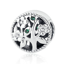 Carica l'immagine nel visualizzatore di Gallery, Charm con Albero della Vita in argento Sterling 925 compatibile con... - Ilgrandebazar