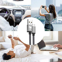 Carica l'immagine nel visualizzatore di Gallery, Aioneus Cavo Micro USB [3 Pezzi:15M,2M,3Metri] Nylon...