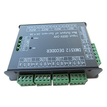 Carica l'immagine nel visualizzatore di Gallery, High Power 24 Channel RGB 3A/CH DMX512 Controller Led Decoder Dimmer 500Hz...