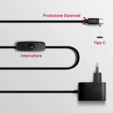 Carica l'immagine nel visualizzatore di Gallery, LABISTS Raspberry Pi 4 Alimentatore USB-C 5.1V 3A, Adattatore Type C con... - Ilgrandebazar
