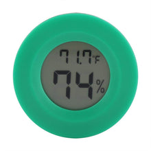Carica l'immagine nel visualizzatore di Gallery, Mini termometro Forma Rotonda di Temperatura LCD Digitale Monitor Green - Ilgrandebazar