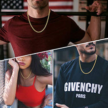 Carica l'immagine nel visualizzatore di Gallery, ChainsPro Collana a maglie cubane, catenina da 5 mm Oro - Ilgrandebazar