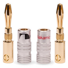 Carica l'immagine nel visualizzatore di Gallery, 8x High End Nakamichi Bananenstecker 8 Stück,