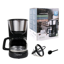 Carica l'immagine nel visualizzatore di Gallery, Aigostar Chocolate 30HIK - Macchina per caffe’ 10 Tazze, 30HIK, Black