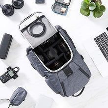 Carica l'immagine nel visualizzatore di Gallery, AmazonBasics - Zaino per fotocamera, DSLR e laptop, poliestere 840D ad...