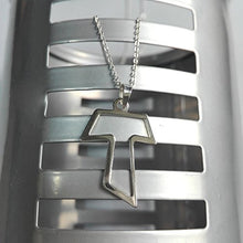 Carica l'immagine nel visualizzatore di Gallery, Alylosilver Collana con Ciondolo Croce d'argento Tau Cross per le donne... - Ilgrandebazar