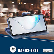 Carica l'immagine nel visualizzatore di Gallery, Mulbess Cover per Samsung Galaxy Note 10 Lite, Custodia Pelle con Navy Blu