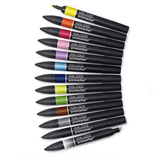 Carica l'immagine nel visualizzatore di Gallery, Winsor &amp; Newton Promarker - 12+1 pennarelli Set 1 - Ilgrandebazar