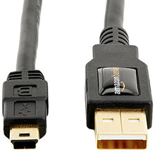 Carica l'immagine nel visualizzatore di Gallery, AmazonBasics - Cavo USB 2.0 A maschio / Mini B (1,8 m) 1,8 m
