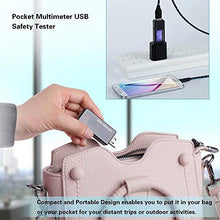 Carica l'immagine nel visualizzatore di Gallery, AMANKA Digitale USB QC3.0 Tester Multimetro 3V-30V 0-5.1A Display Tester...