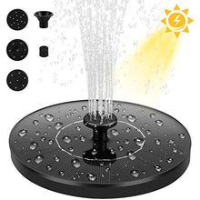 Carica l'immagine nel visualizzatore di Gallery, Dustgo Fontana da giardino esterno, Pompa per fontana solare con pannello...