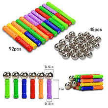Carica l'immagine nel visualizzatore di Gallery, McDou Bastoncini magnetici, magnetici e Sfere 140PCS, Bastoncini... - Ilgrandebazar