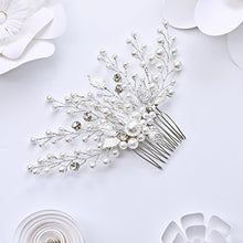Carica l'immagine nel visualizzatore di Gallery, Yean,pettini per capelli da matrimonio con perle e strass, sposa,... - Ilgrandebazar