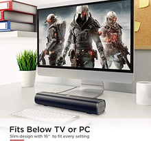 Carica l'immagine nel visualizzatore di Gallery, BOMAKER Tapio I Mini Soundbar Bluetooth 5.0 Wireless, 16'' con Grigio argento
