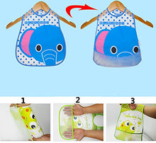 Carica l'immagine nel visualizzatore di Gallery, Tomkity 10 Pezzi Bavaglini Neonati Impermeabile in Plastica EVA per Bambino