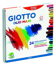 Carica l'immagine nel visualizzatore di Gallery, Giotto pastelli ad olio in astuccio da 24 colori