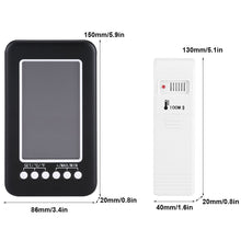 Carica l'immagine nel visualizzatore di Gallery, Termometro Digitale LCD Orologio Senza Fili Trasmettitore Wireless... - Ilgrandebazar