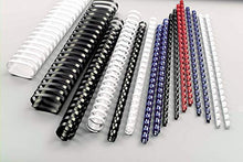 Carica l'immagine nel visualizzatore di Gallery, GBC Anelli Plastici CombBind, 10 mm, 65 Fogli di Capacità, A4, 21 10 Blu
