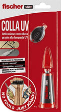 Carica l'immagine nel visualizzatore di Gallery, Fischer Colla UV NTJH colla a base Cianoacrilato con attivatore luce LED UV,...