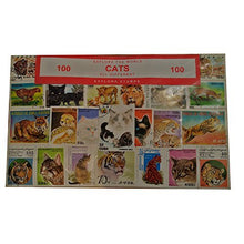 Carica l'immagine nel visualizzatore di Gallery, Worldwide Cats Collection Wild / Lions / Pet 100 Different Stamps!...