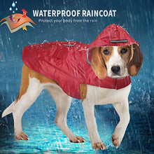 Carica l'immagine nel visualizzatore di Gallery, Idepet - Mantella per cani con cappuccio e foro il XXXXXXL, Rosso