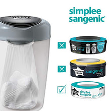 Carica l'immagine nel visualizzatore di Gallery, Tommee Tippee Simplee Sangenic Ricarica x 6, solo per 6 Pezzi, Bianca