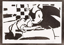 Carica l'immagine nel visualizzatore di Gallery, Poster Sonic The Hedgehog Handmade Graffiti Street Art - Artwork
