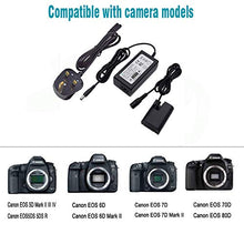 Carica l'immagine nel visualizzatore di Gallery, ACK-E6 - Kit caricabatterie di ricambio per Canon EOS 70D 7D, 60D 6D,...